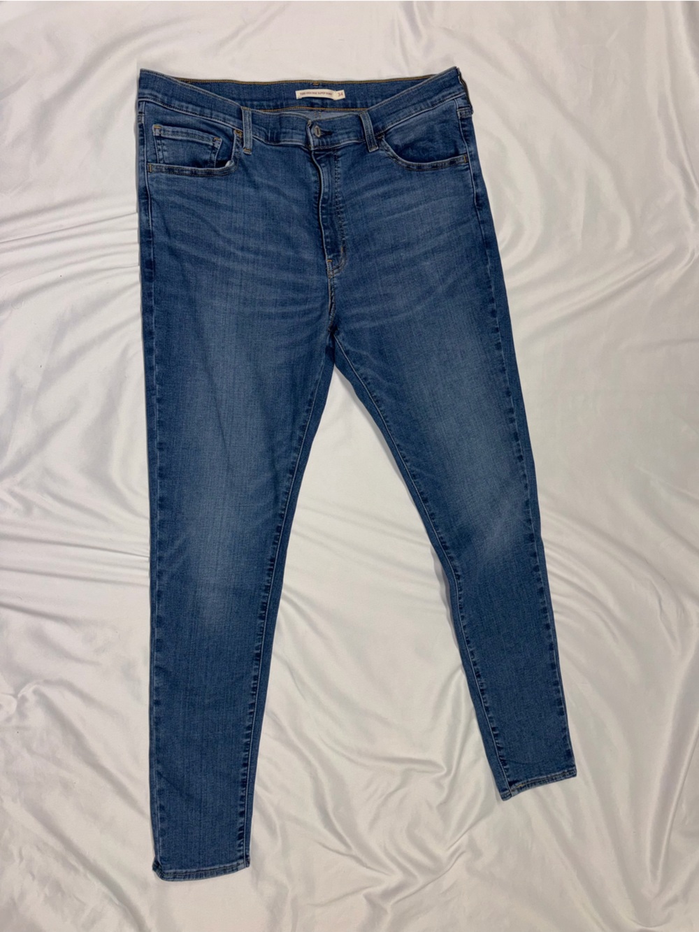 Levi's 720 Women's Medium Blue Skinny Jeans Lot J